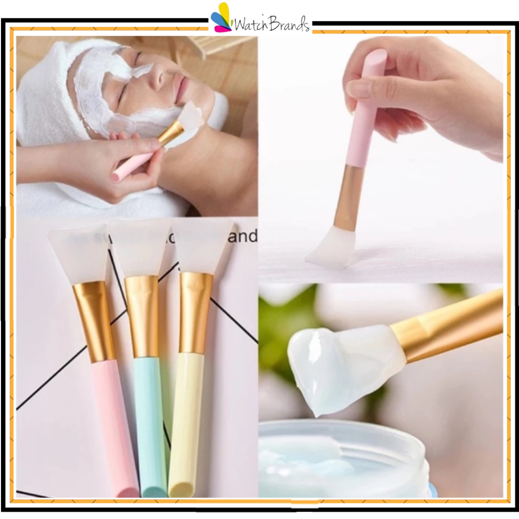 WBS KUAS MASKER SILIKON SILICONE BENING KUAS TRANSPARAN MAKEUP BRUSHES KUAS MASKER MURAH AK018