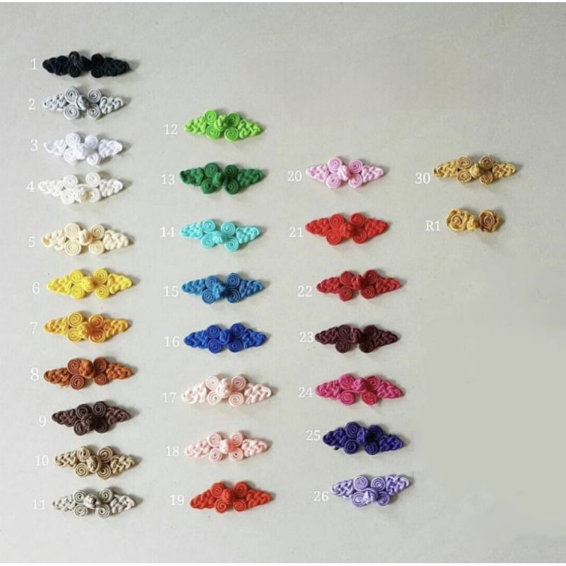 Kancing Shanghai/ Kancing Cina/ Kancing Imlek/ Kancing Tali