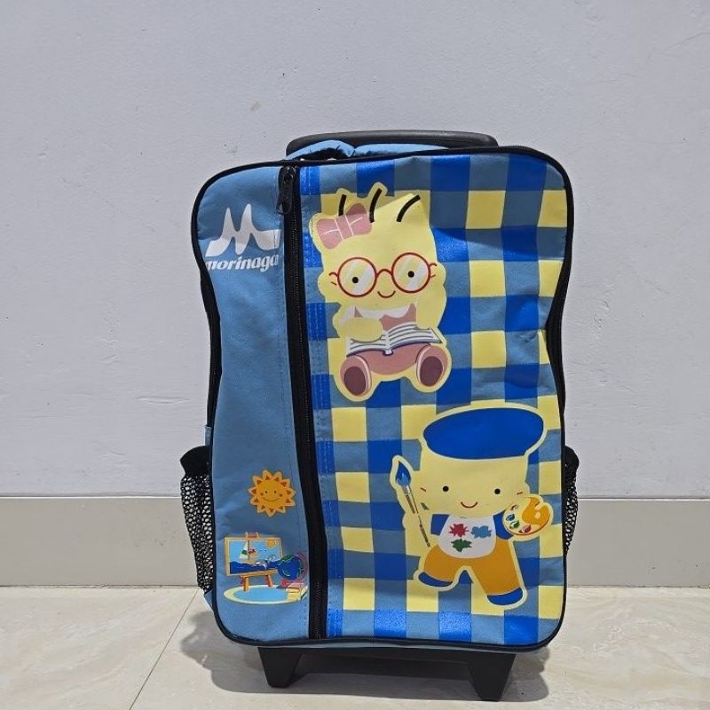 Prelovedbytwins-tas koper anak warna biru Morinaga- like new