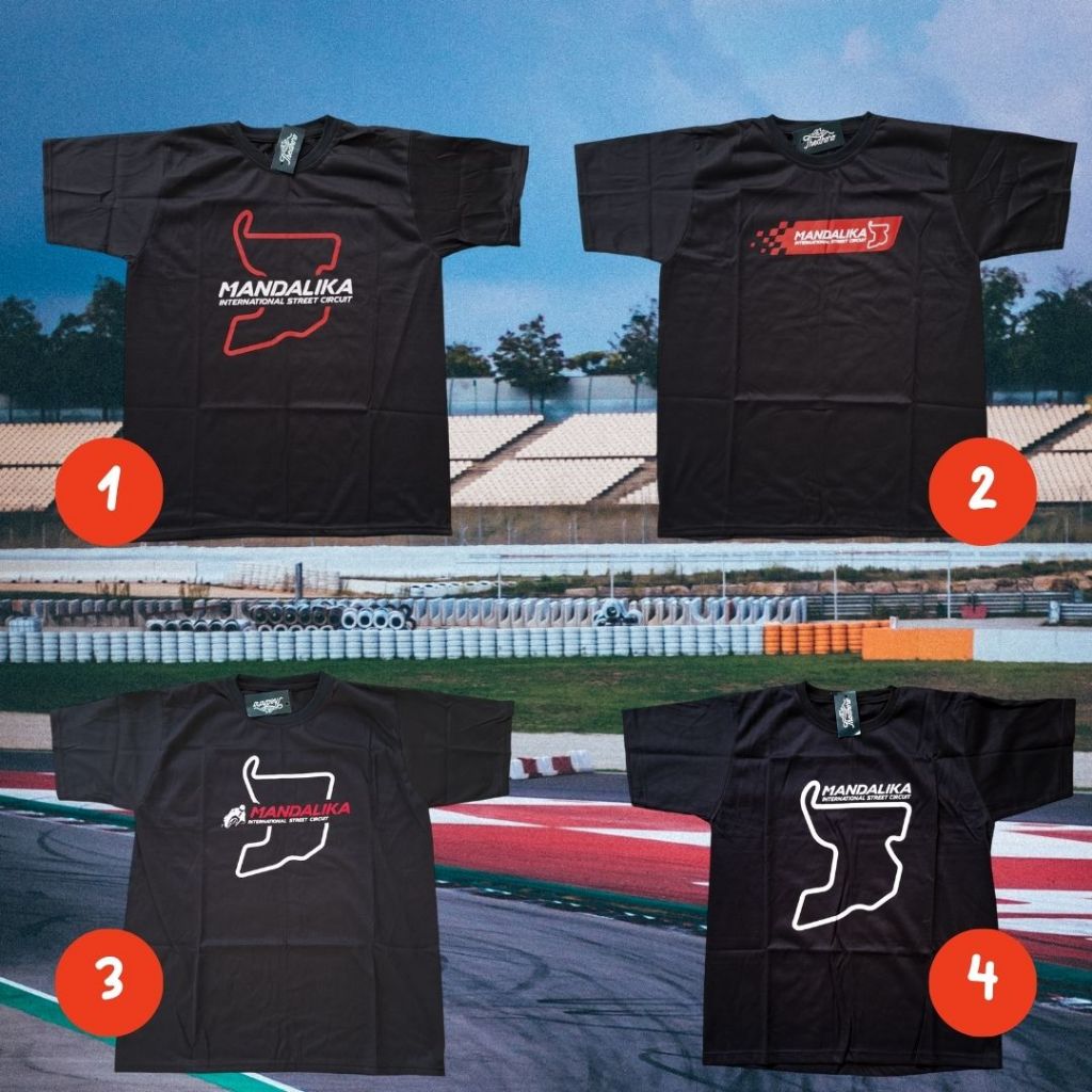 Kaos Sirkuit Mandalika Motogp Original Lengan Pendek Ukuran XL