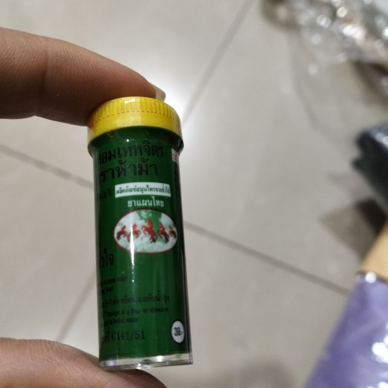 

ORI 100% Obat Herbal Thailand batuk 5 kuda lima kuda Yahom Thepajit thepjit