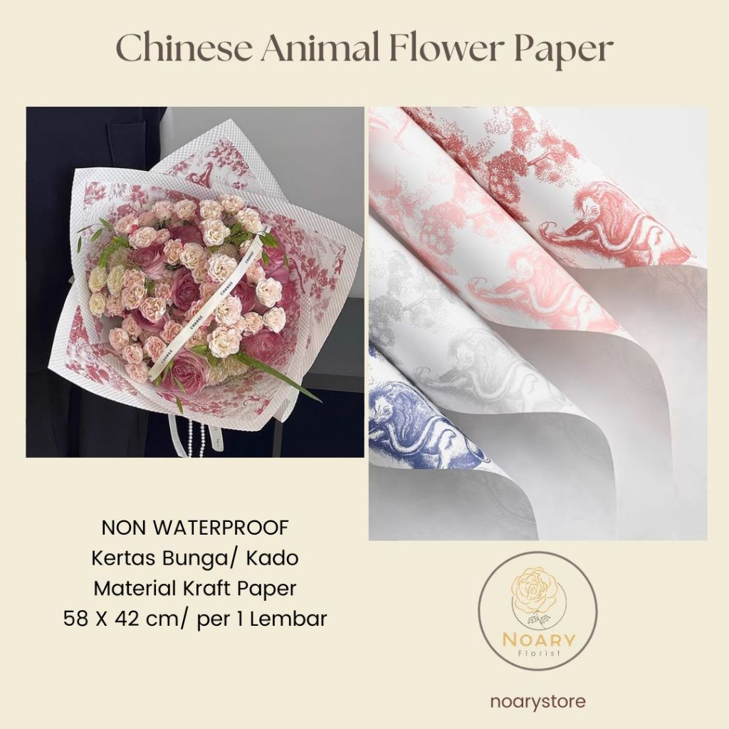 

CHINESE ANIMAL FLOWER PAPER