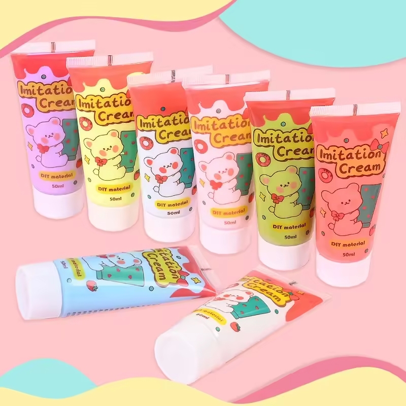

SP 32 warna Lem Deco Cream DIY Mini size 50ml Resin Clay Gratis Spuit