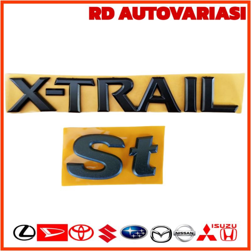 Emblem Bagasi Xtrail ( ST ) // Emblem Logo St Nissan Xtrail XTrail Original Ori Asli // EMBLEM NISSA