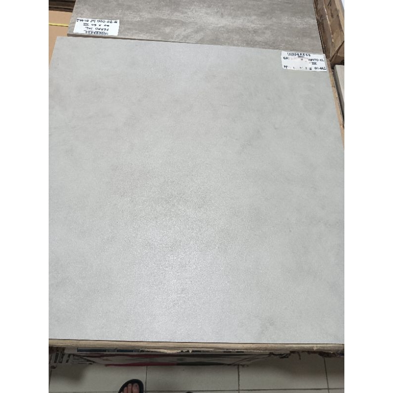 granit Lantai Indogress Grigio Cemento 60x60 kw3 /dus (kasar)