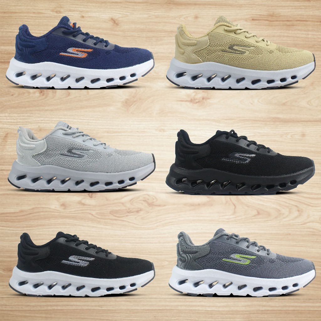 SEPATU SKECHERS SNEAKERS SPORT SEPATU PRIA TERLARIS SEPATU TERBARU DISCOUNT COD