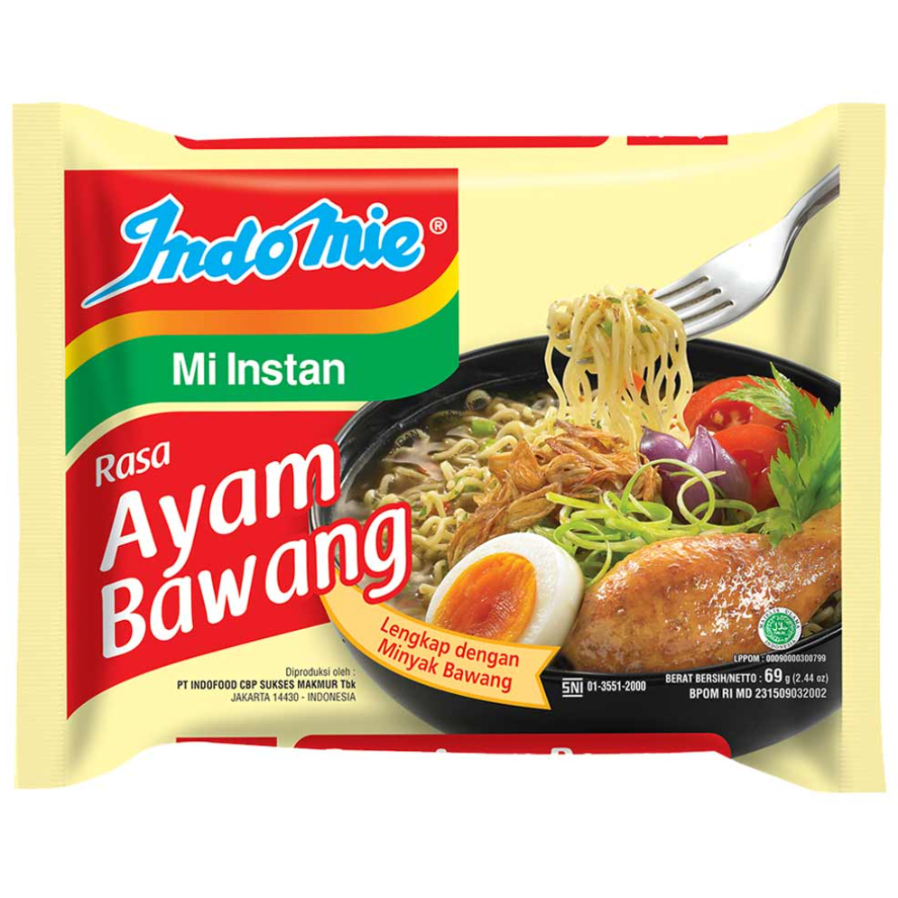 

Indomie Rebus Kuah Rasa Ayam Bawang