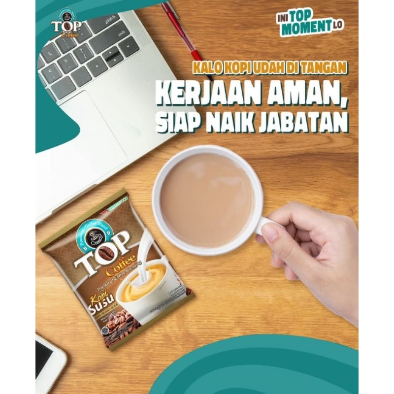 

TOP COFFE KOPI SUSU ISI 12 SASET