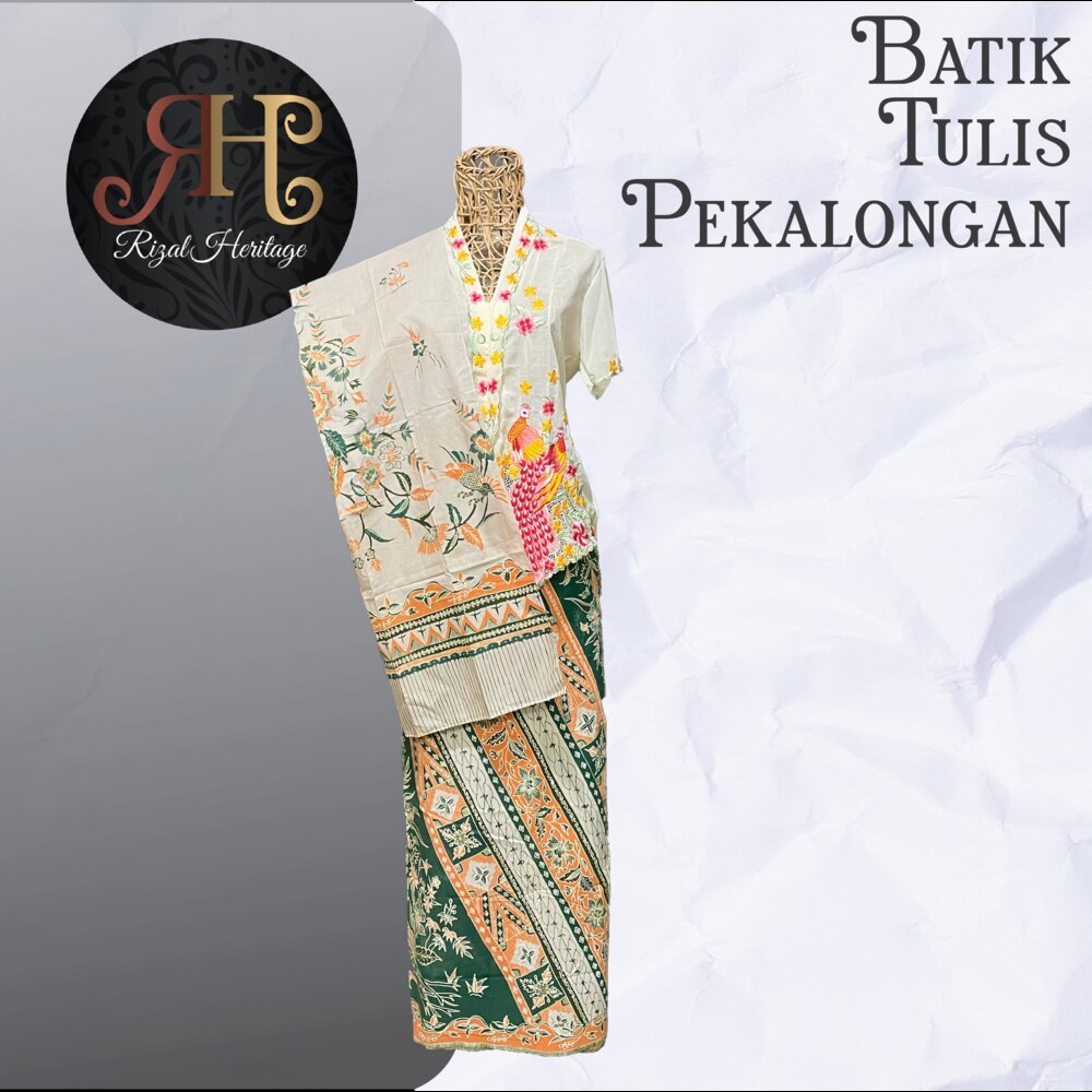 Batik Tulis Pekalongan Setelan Sarung dan Selendang, Setelan Batik, Batik Pekalongan