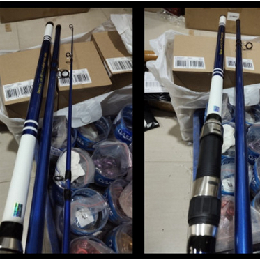 Alat Pancing Kuat Joran Hammerhead Swing Master 390cm Rod Surf Casting Sambung 3
