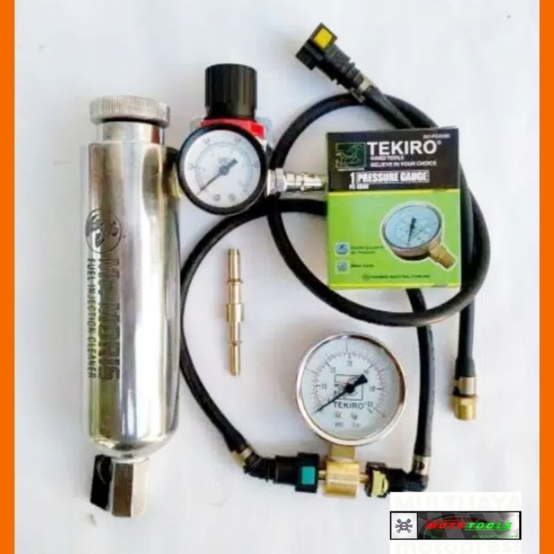 SEPAKET HEMAT Alat servis injeksi injektor semua motor tabung infus injeksi motor pressure gauge tek