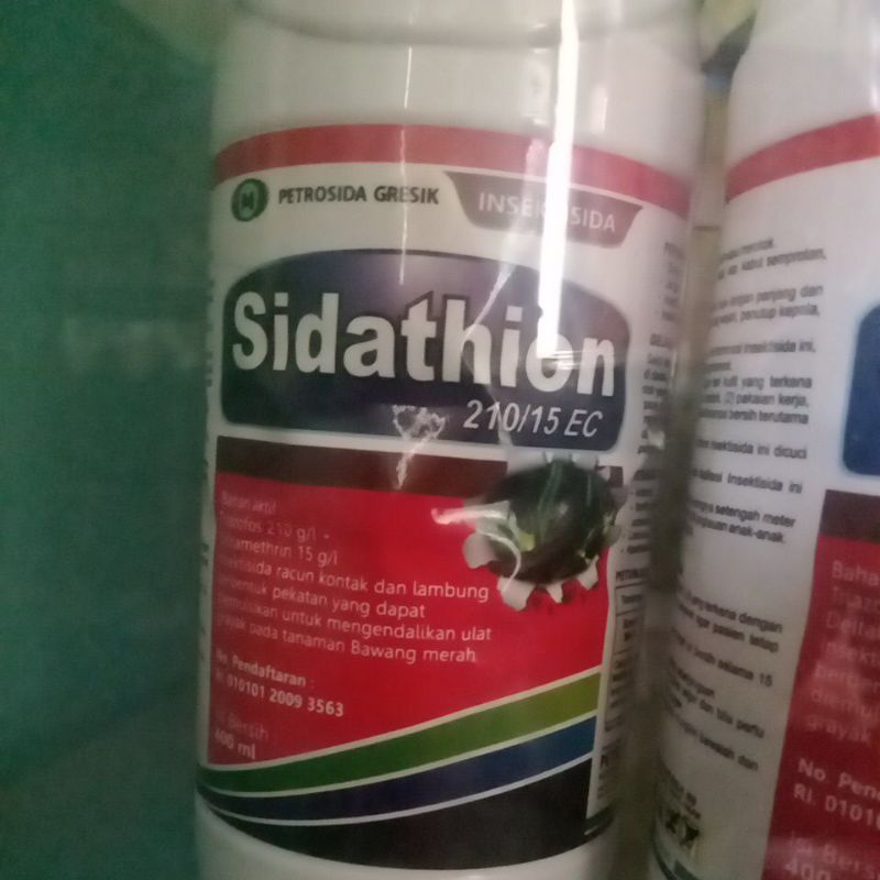 Insektisida Sidathion 400ml Bahan aktif TRIAZOFOS// ORIGINAL 100% // Pengendali Hama bisa untuk LALA