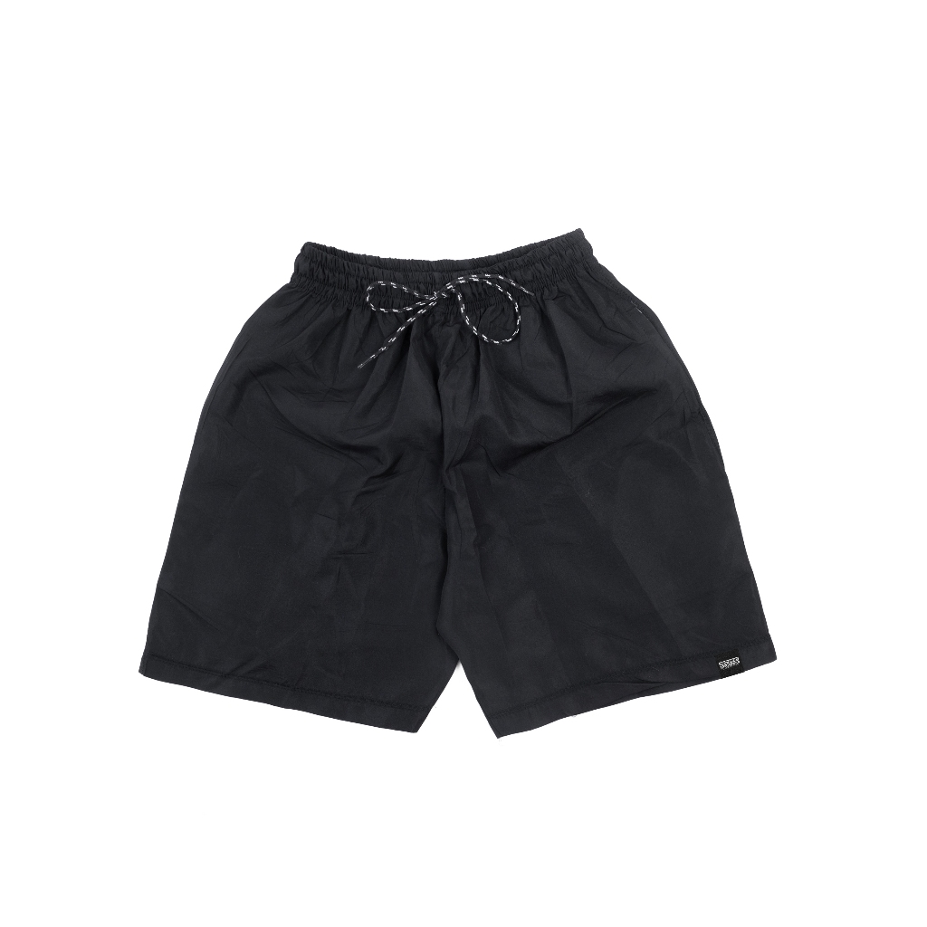 Zeroheroes | Celana Parasit Parasut Micro Pendek Hitam MeShort Logo Series Design Celana Short Pants