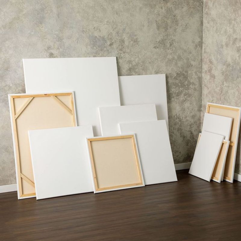 

kanvas lukis 50×60 PREMIUM (belachu tebal) full gesso