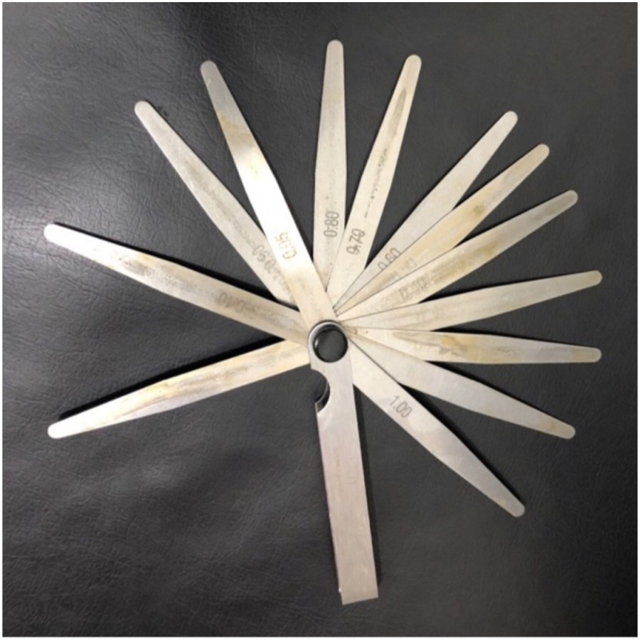 Ukuran Klep 13 Pcs Alat Ukur Klep Mobil 13Pcs Peller Fuller Gauge 13 Pcs Ukuran Klep 13 Pcs