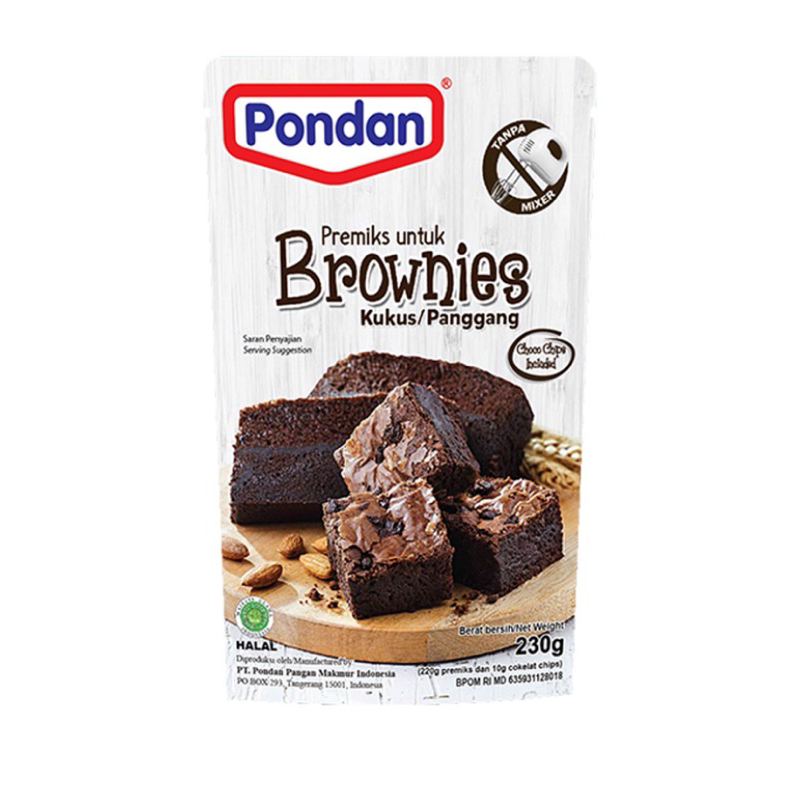 

Pondan Brownies Kukus 230 g