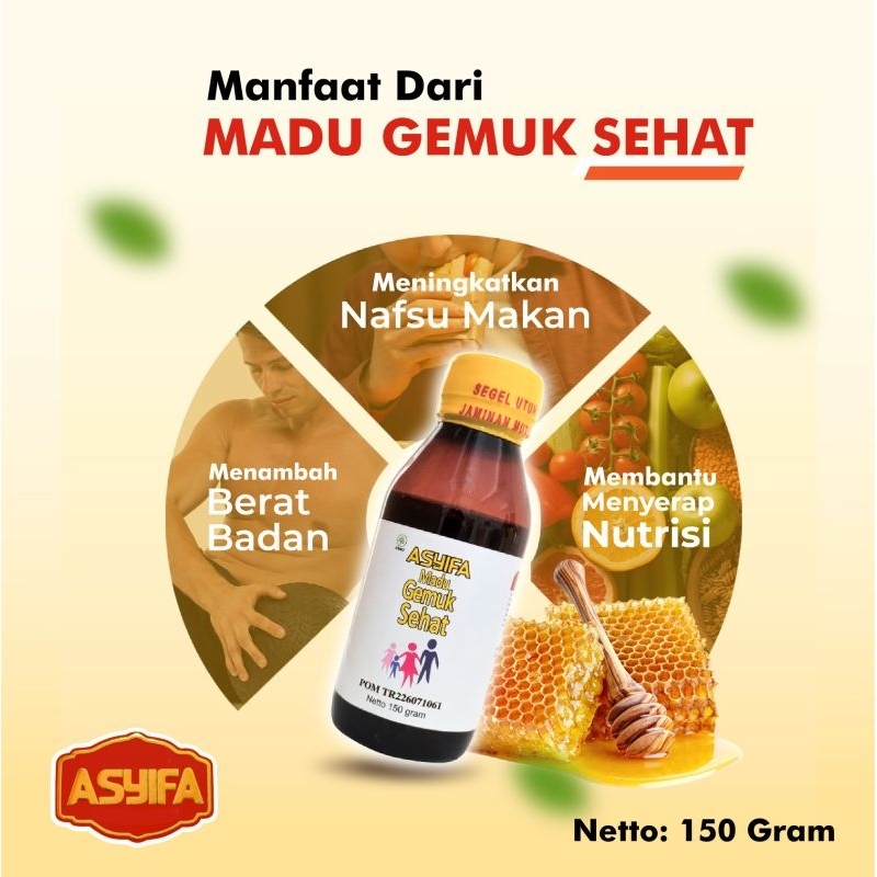 

madu nafsu makan anak gemuk sehat asyifa