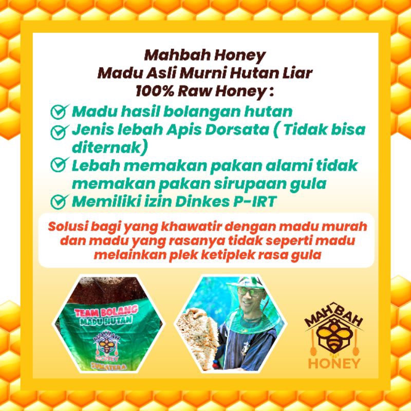 

QH Madu Asli Murni Mahbah Honey Hutan Liar Jawa Barat (Odeng) / Sumatera (Sialang) 2501000gr