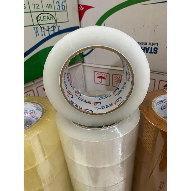 

Lakban (6 pcs/Slop) 200 Yard x 45 mm Star Tape