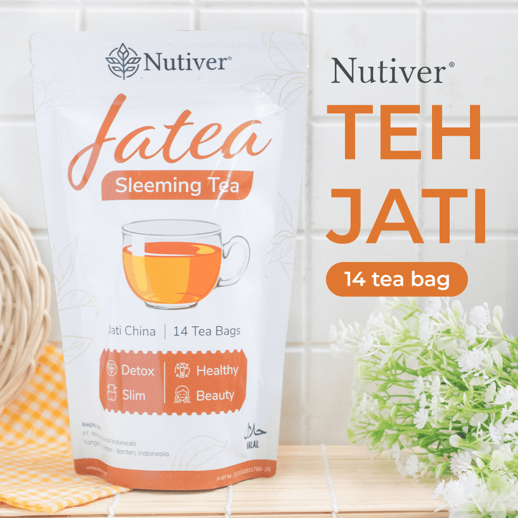 

NUTIVER Teh Celup Daun Jati Cina / Slimming Tea Pelangsing Detox