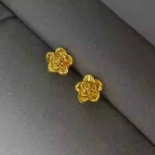 ❤️COD 17K emas asli Pintu anting 17K emas