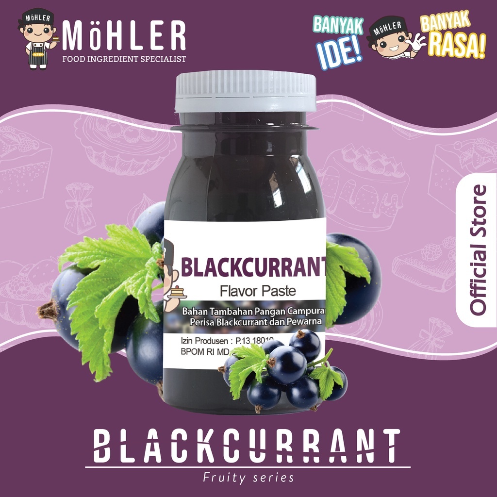 

MOHLER Pasta perisa pewarna BLACKCURRANT