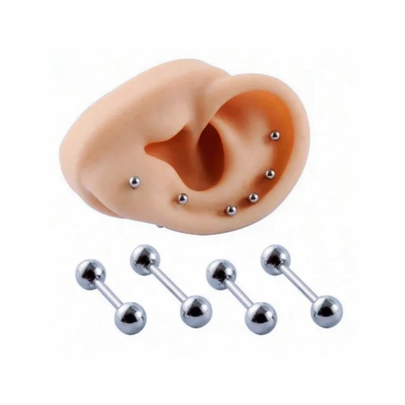 TINDIK TELINGA STAINLESS / BARBEL TELINGA STAINLESS / TINDIK TELINGA