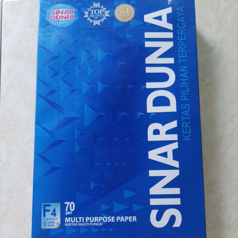 

Sidu Kertas F4 70gsm isi 500sheets