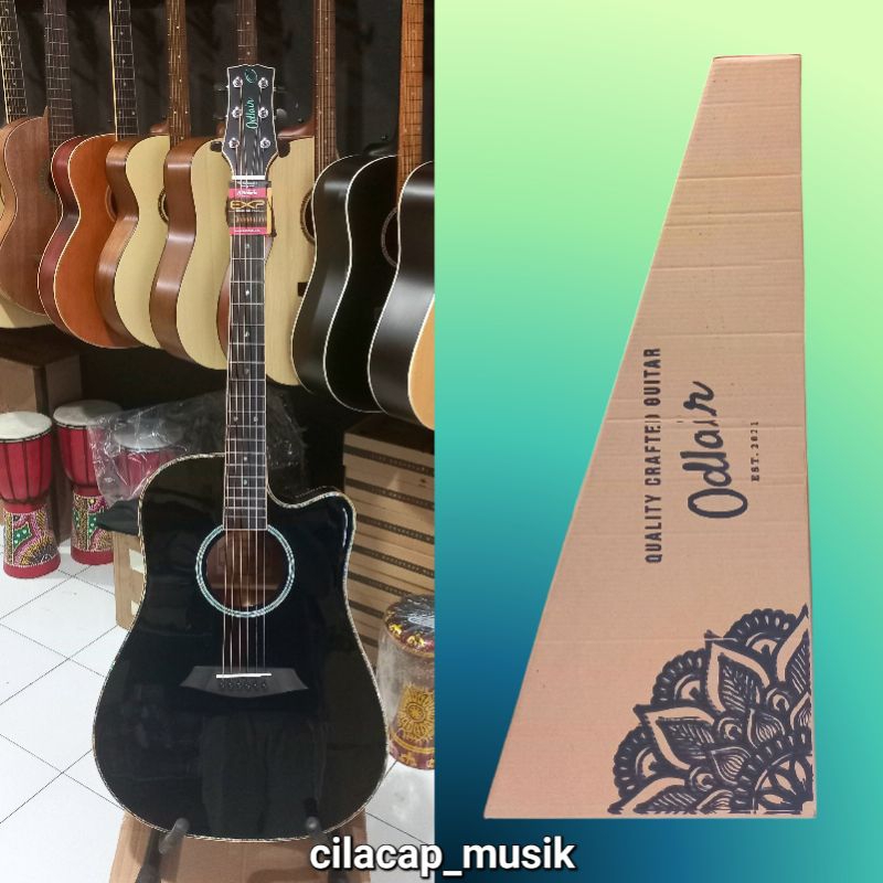 GITAR ODLAIR CAPELLA OD511 SC BLACK ODLAIR OD511SCE ODLAIR ORIGINAL AKUSTIK ELEKTRIK