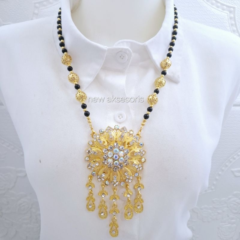 Kalung Bros Kebaya Kutubaru Etnik Mewah Elegan Aksesoris  Adat Bugis Makasar Pin Baju bodo Modern