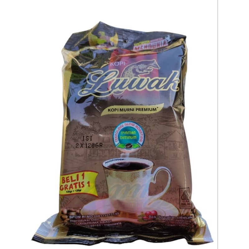 

kopi luwak 120g beli 1 gratis 1