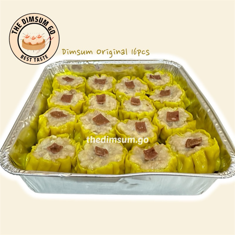 

Dimsum Ayam, Siomay Ayam Original Sharing Pack (isi 16, Free 1 chili oil)