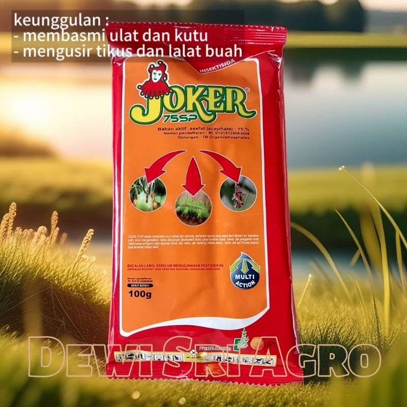 Insektisida Joker 100 gram Pembasmi Ulat dan Pengusir Lalat Buah