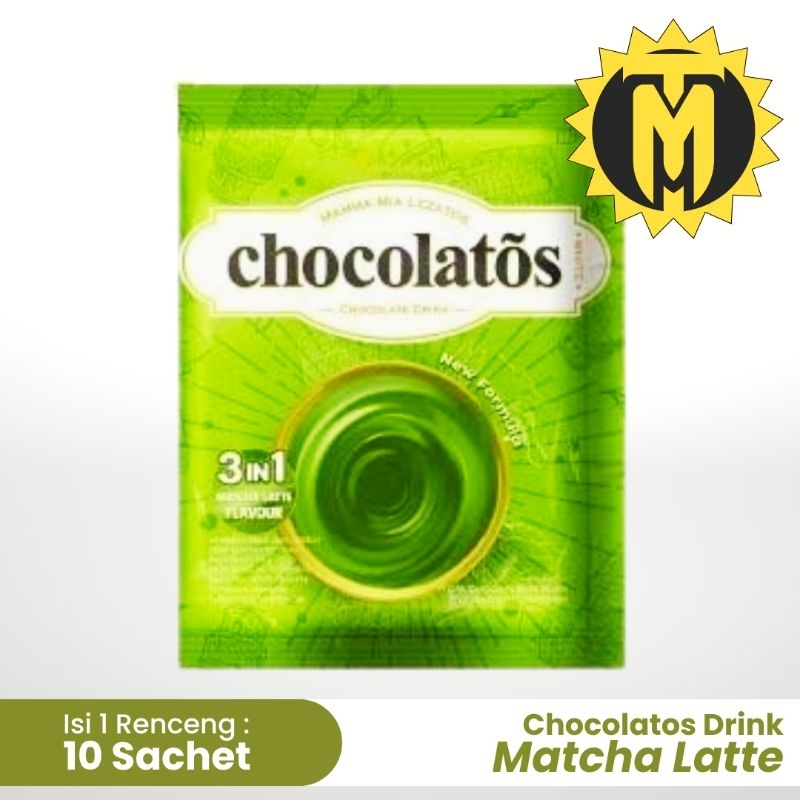 

Chocolatos Chocolatos Drink Matcha Latte 1 Renceng (10 Sachet)