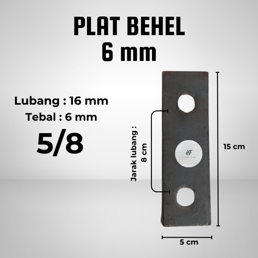 Plat Behel Kawel Klem Besi Bak Truk U Bolt