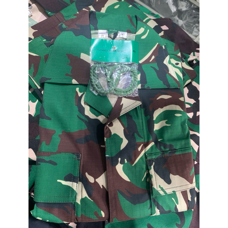 promoooooo baju pdl doreng jatah tni pt. panca prima thn 2023-2024/ sritex / 888
