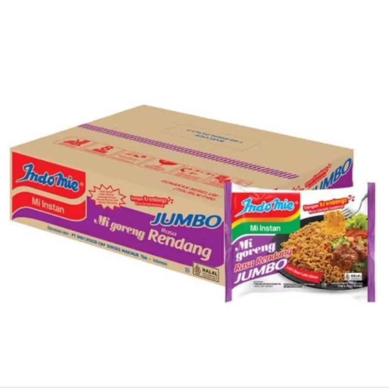 

Indomie rendang jumbo 1 karton