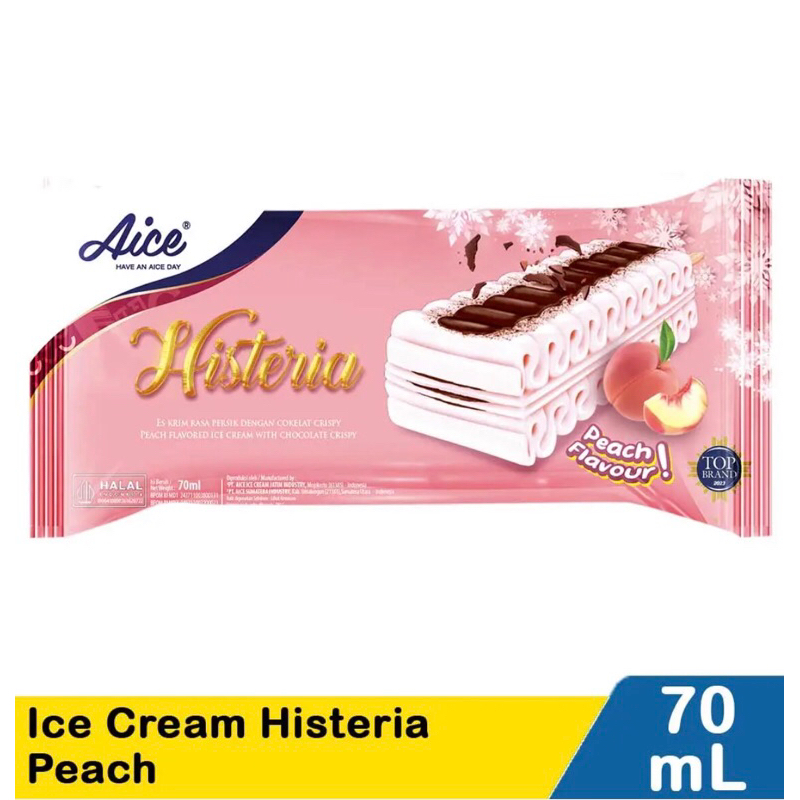 

Aice ice cream histeria PEACH es krim buah persik tangerang