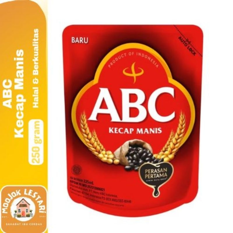 

ABC Kecap Manis 250gr Halal Berkualitas Kemasan Pouch