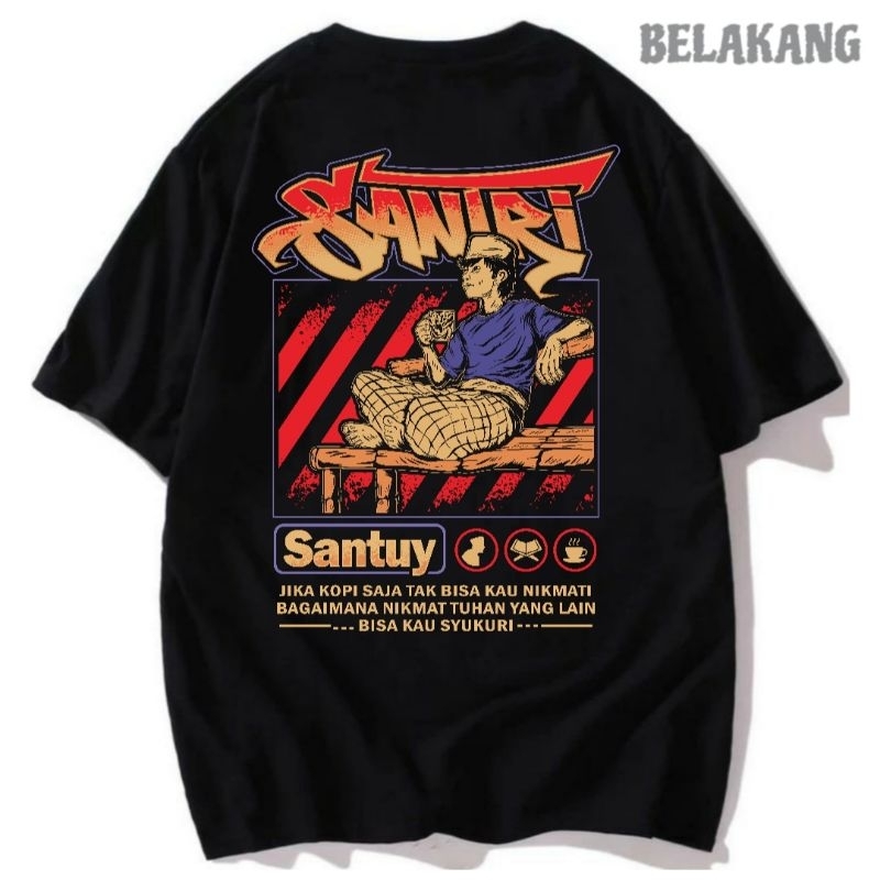 Kaos Baju Santri Santuy | Kaos Santri | Santri Series