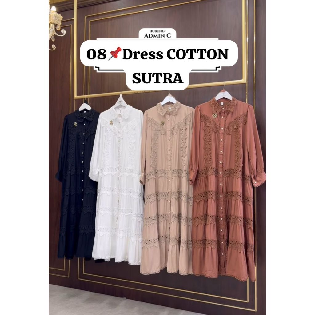 GAMIS KATUN SUTRA IMPORT ORI BY SHELLASAUKIA