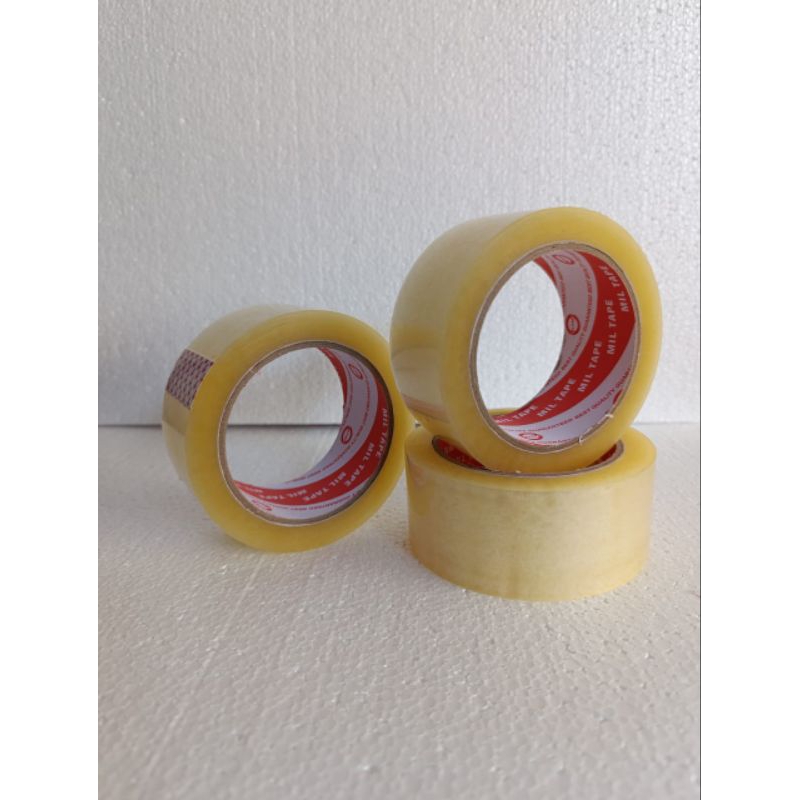 

LAKBAN BENING 1DUS { 72ROLL } UKURAN 45MM•100YARD FULL 45micron ~ SUPER LENGKET