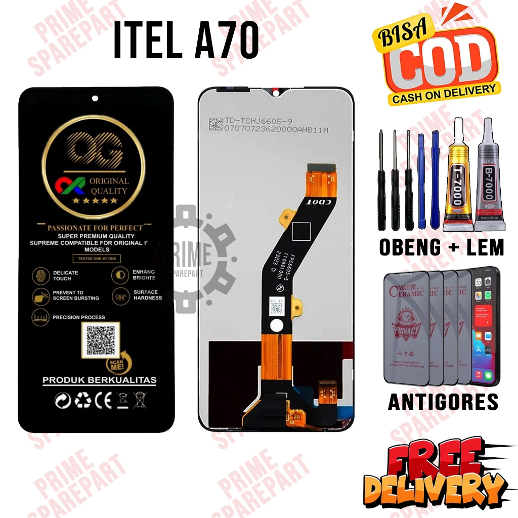 Lcd ITEL A70 Original Oem Lcd Touchscreen ITEL A70 Fullset