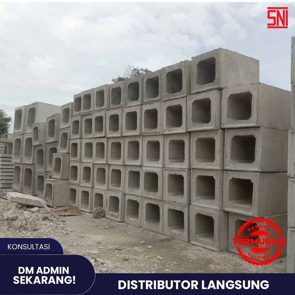 Box Culvert Beton Mutu Beton K350 (Gorong gorong Kotak)