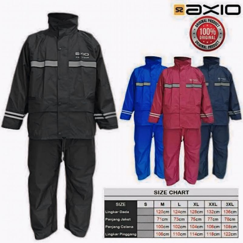 Jas Hujan Axio 882 Mantel Jas Hujan Axio Stelan Jas hujan Axio Dewasa
