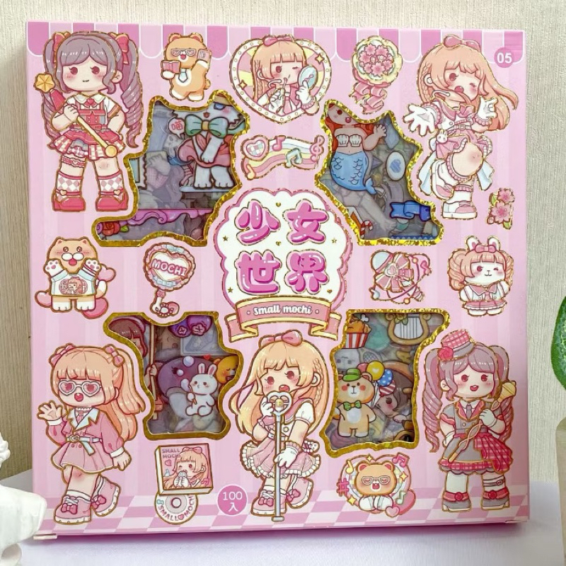 

Sticker Masu/Sanrio Labubu isi 100 pcs