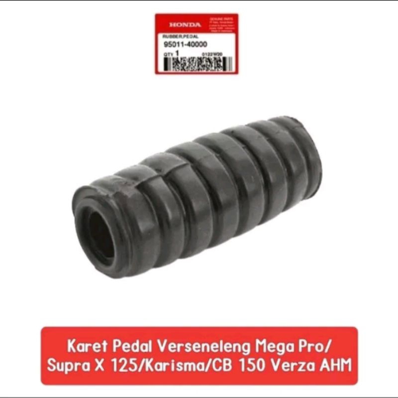 95011-400000 Karet Pedal Verseneleng Operan Gigi Supra X 125,Karisma,Mega Pro,CB 150 Verza ORI AHM d