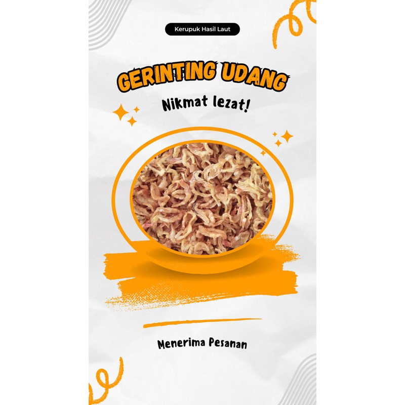 

Grinting udang matang per 100 gram