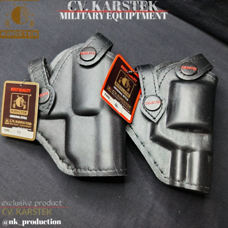 Sarung Senjata UNIVERSAL || Sarung pistol || KULIT FRESS ASLI ORIGINAL PRODUK CV. KARSTEK