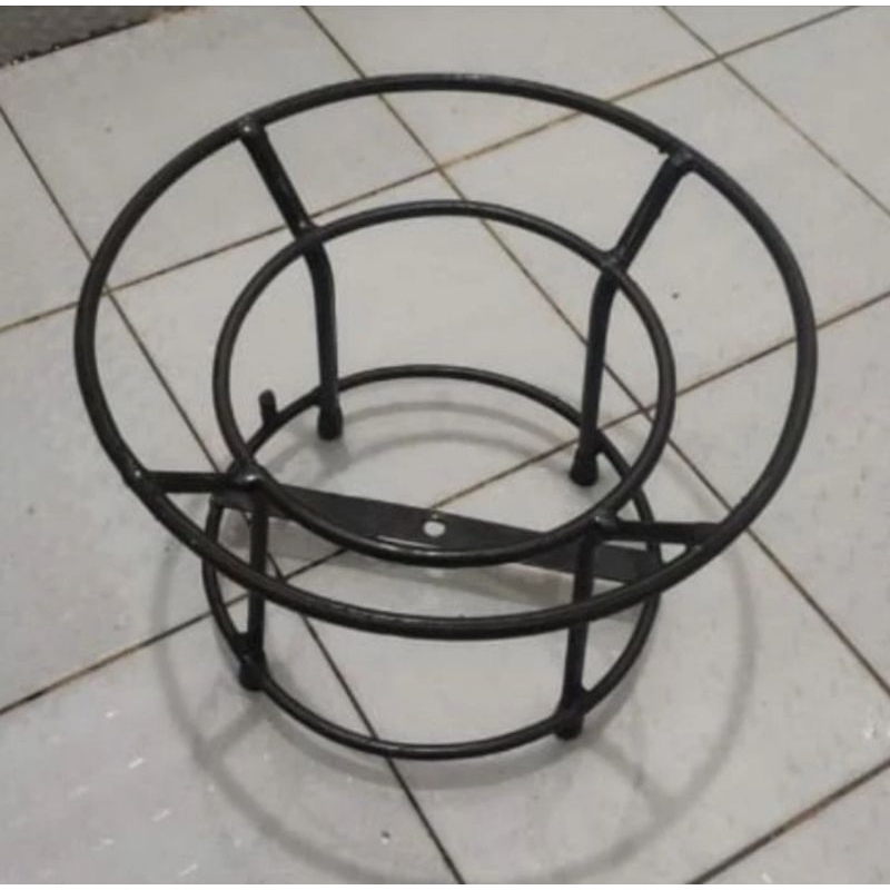 Rangka Kompor Semawar Bulat/ Rangka kompor gas Mawar besi Tebal / Tungku kompor bulat Semawar